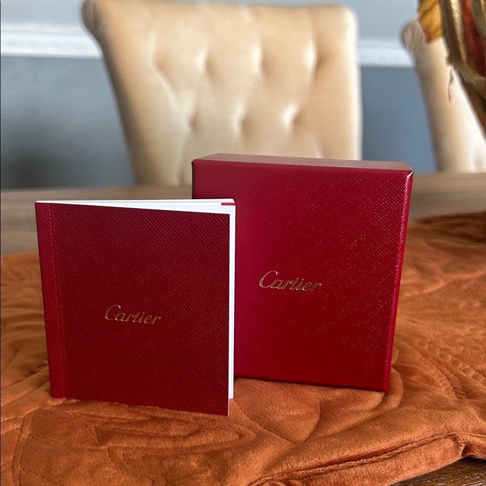 Cartier Red Gift Box with Booklet